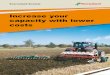 Increase your capacity with lower costs - Kverneland … · 2 Kverneland Ecomat - A new concept in seedbed preparation - Finish seedbed in one pass The agricultural industry is constantly