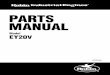 PARTS MANUAL - Jacks Small Engines engines... · parts manual model ey20v. robin america, inc. robin to wisconsin robin engine model cross reference list robin ey08 ey15 ... governor,