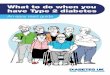 What to do when you have Type 2 diabetes - NHS … 2 Diabetes... · What to do when you have Type 2 diabetes Diabetes can happen to anyone. You will always have diabetes, but the