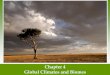 Chapter 4 Global Climates and Biomes · temperature, humidity, clouds, ... Which of the following has the highest albedo? (a) soil (b) snow (c) ... •This biome has the lowest average