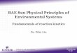 BAE 820 Physical Principles of Environmental Systemszifeiliu/files/fac_zifeiliu/Zifeiliu... · BAE 820 Physical Principles of Environmental Systems ... Design Process control Economics