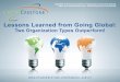 Lessons Learned from Going Global - Sierra-Cedar · Lessons Learned from Going Global: ... Focus on change management to achieve alignment and drive value. A hallmark of best practice