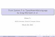 From System F to TypedAssemblyLanguage by Greg Morrisett ...hendren/621/2012/olivier-TAL.pdf · From System F to TypedAssemblyLanguage by Greg Morrisett et al. Olivier S. McGill University,