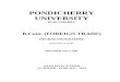 PONDICHERRY UNIVERSITY - Indira Gandhi College …igcas.edu.in/cms_master/syllabus/1436426432Syllabus-ForeignTrade.pdf · recognised as equivalent by the Pondicherry University. AGE