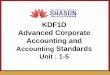 KDF1D Advanced Corporate Accounting and Accounting ... · Receiving applications for shares: 5% of share value or 25% ... KDF1D-Advanced corporate accounting and accounting standards