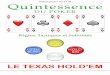 Quintessence V2.3.28 24-09-2005 - quintessence.poker…quintessence.poker.free.fr/Quintessence_V2328.pdf · - 2 - PREAMBULE Le Poker qui est un jeu très pratiqué de part le monde
