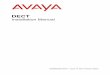 DECT Installation Manual - Avaya Support · Page 2 DECT - Installation Manual ... Base Station Coverage: In Practice ... for loop break recall operation and the DAB-ER for earth-break