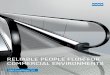 RELIABLE PEOPLE FLOW FOR COMMERCIAL … · transport method in retail centers, ... Brushed satin stainless steel Handrail light Powder coating ... No statement this publication contains
