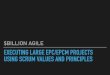 EXECUTING LARGE EPC/EPCM PROJECTS USING … · executing large epc/epcm projects using scrum values and principles ... engineering, procurement, & construction project