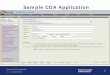 Sample COA Application - Federal Aviation … · Sample COA Application v 1.1 – Updated 09/10/08 Sample COA Application. Federal Aviation 2 2 Administration Sample COA Application