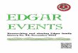 Events - Edgar Gen · You can join the Edgar project by using the “Manage Projects” tab in your Internet account ... Bruce Cockburn ... Events newsletter #52