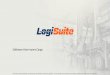 Software that moves Cargo - logisuite.com · Management, Cargo Airlines, Ocean Carriers and many others. In our stride to become one of the top Logistics provides worldwide, ... Excel,
