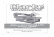 400mm (16) SCROLL SAW - Clarke Service · Thank you for purchasing this CLARKE 400mm (16") Scroll Saw, ideal for DIY applications and the hobbyist...for modelling etc. Before operating