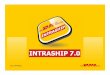 DHL EXPRESS 1 DHL IntraShip – User Guide · username when contacting the DHL Technical support team. ... print the label and book a ... to perform data transmission to DHL or to