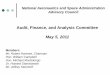Audit, Finance, and Analysis Committee May 5, 2011 · Audit, Finance, and Analysis Committee May 5, 2011 ... PwC has committed to ensure that audit ... PwC tests and evaluates evidence