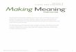 THIRD EDITION - collaborativeclassroom.org · Making Meaning® Scope and Sequence, ... • Answering questions about key details • Making text-to-self connections • Learning ways