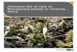 Advisory list of rare or threatened plants in Victoria - … · Advisory list of rare or threatened plants in Victoria - 2014 3 also periodically publishes a list of Victorian plants,