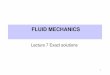 FLUID MECHANICS - University of Manchestercfd.mace.manchester.ac.uk/.../Fluid-Mechanics-BEL-L3.pdf · 2 • To present solutions for a few representative laminar boundary layers where