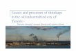 Causes and processes of shrinkage in the old ... · Causes and processes of shrinkage in the old industrialized city of ... synthetic account of the principal urban regeneration strategies