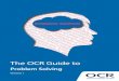 OCR Guide to Problem Solving · Research Skills Guide tion wledge tion tion e tion y tion understanding learning tion ills tion e understanding es aining e t t