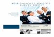 2011 Employee Benefits Survey Report - Washington · Employee Benefits Survey Report. December 2012. ... Fringe benefits are an important part of how employees are compensated. Information