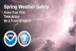 Spring Weather Safety · •Lightning kills an average of 30 people every year ... snow melt, ice jams, and heavy rain