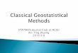 STATMOS Journal Club at NCSU An-Ting Jhuang 2016.9guinness/readinggroup/ClassicalGeo... · Background Geostaitistical model Provisional estimation of the mean function Estimation