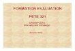 FORMATION EVALUATION PETE 321 - TAMU … · FORMATION EVALUATION PETE 321 Summer 2010 CROSSPLOTS (Porosity and Lithology)