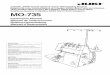 MO-735 - Stecker · Instruction Manual Manual de instrucciones Bedienungsanleitung Manuel d’instructions MO-735 2-Needle, 2/3/4/5-Thread Overlock+Cover Stitch Sewing Machine Maquina