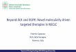 Beyond ALK and EGFR: Novel molecularly driven … · Landi L et al, AIOM 2016 . RR and % of ROS1 positivity Response to crizotinib therapy in ROS1+ NSCLC Department of Oncology-Hematology,