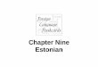 Estonian Chapter Nine - Foreign Language Flashcards Chapter... · Verbs / Tegusõnad ..... 152. Government Terms / Valitsusterminid . President . President . Parliament ... minna