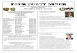 Four Forty Niner - American Legion Post #449 · 2016-10-28 · Change of address/phone number/email address should go to: ... process of reorganizing our scholarship and oratorical