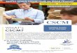 sascm.comsascm.com/uploads/3/4/6/0/34608356/cscm-flyer-agm.pdf · Certified Supply Chain Manager (CSCM), Certified Supply Chain Analyst (CSCA), Certified Lean ... Module 12: Preparatory