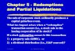 Chapter 5 - Redemptions and Partial Liquidations · Chapter 5 - Redemptions and Partial Liquidations ... partial liquidation ... Partnership or estate to the partner or the