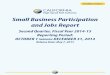 Small Business Participation and Jobs Report - …hsr.ca.gov/docs/Newsroom/reports/2015/2Q_SB_Jobs_Report_FINAL... · Small Business Participation and Jobs Report ... Project and