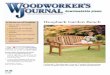 Hoopback Garden Bench - Woodworker's Journal€¦ · If your patio seating amounts to a couple of plastic chairs or straddling a picnic bench, maybe it’s time to add one of these