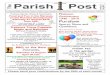 The Parish Post Number 73 Aug 2016 · The Parish Post Number 73 Aug 2016 ... Jasmine Cottage, Clunbury Sunday 21 August 2.30 onwards £3 Bring and Buy Stall, Raffle For more information