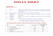 DILLI HAAT - Delhi Traffic Police · DILLI HAAT NOTE :- 1. Fare Rs.25/ - for first fall of 2 km. (upon downing the meter) and thereafter Rs. 8.00 per kilometer for every additional