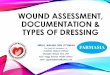 WOUND ASSESSMENT, DOCUMENTATION & TYPES OF .wound assessment, documentation & types of dressing 