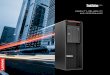 USABILITY, RELIABILITY AND PERFORMANCE - psref.lenovo…psref.lenovo.com/syspool/Sys/PDF/datasheet/Think... · any job and is reliable enough for mission-critical environments. Customize