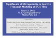 Significance of Microporosity to Reactive Transport ... · Significance of Microporosity to Reactive Transport Modeling at DOE Sites James A. Davis U. S. Geological Survey ... Nanoporosity
