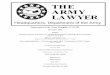 Headquarters, Department of the Army · Dan E. Stigall TJAGLCS Practice Notes Tax Law Note ... The Army Lawyer Index for 2005 Headquarters, Department of the Army. Editor’s Note