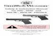 Safety & Instruction Manual For SD9 , SD40 and SD9 …… · Smith & Wesson Corp. hereby certifies average accuracy test results for all new handguns with a barrel shorter than 3”