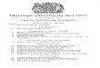 Marriage (Scotland) 1977 - Legislation.gov.uk · 4.--(1) On receipt of a marriage notice or an approved marriage certificate in respect of a party to an intended marriage, the notice
