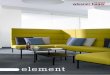 element - wiesner-hager.com · amarilli, arletta, leather paloma. Multi-coloured covers only possible using fabrics from the same fabric collection. Rectangular lounge table Rectangular