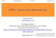 PPPs: issues and alternatives - Tufts .PSIRU Pocantico October 2017 PPPs: issues and alternatives