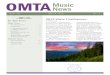 OMTA Music News - Oregon Music Teachers Association · music festivals, including the Portland Piano International series. Their highly inventive program will include ... Mozart,