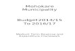 2014...  · Web viewMohokare. Municipality. Budget2014/15. To2016/17. Medium Term Revenue and. Expenditure Framework. Table of Contents. Table of Contents