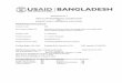 USAID BANGLADESH - ecd.usaid.gov · USAID BANGLADESH FROM THE AMERICAN PEOPLE Amendment No.3 INITIAL ENVIRONMENTAL EXAM1NA TlON OR REQUEST FOR CATEGORICAL EXCLUS ION ... reinforce
