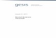 Social Science Journals - GESIS · Social Science journals published in Germany, Austria and Switzerland, which are regularly viewed for SOLIS The SOLIS database contains detailed